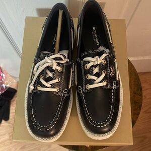 Michael Kors Kearney Runway Leather Boot Shoe. • Boat shoe